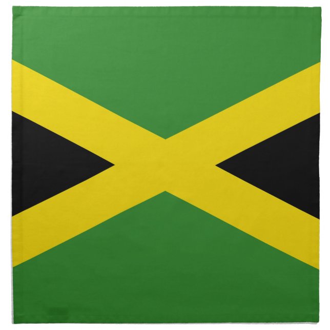 Jamaican Flag on MoJo Napkin (Front)
