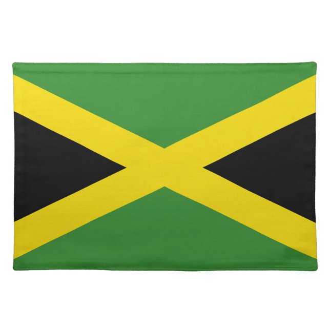 Jamaican Flag on MoJo Placemat (Front)