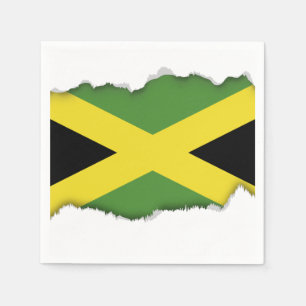 Jamaican Flag Paper Napkins