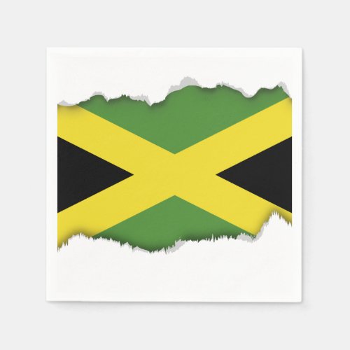 Jamaican Flag Paper Napkins