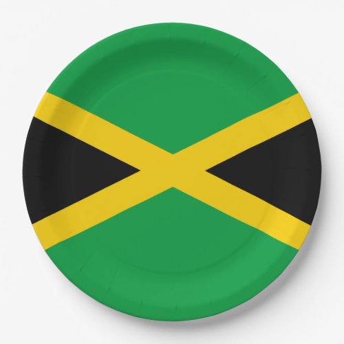 Jamaican Flag Paper Plates