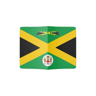 Jamaican flag passport holder
