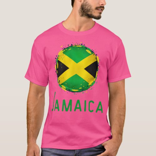 Jamaican Flag Patriotic T_Shirt