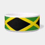 Jamaican Flag Pet Bowl<br><div class="desc">Treat your pet to a touch of Jamaican pride with our exclusive pet bowl featuring the flag of Jamaica! Crafted with meticulous attention to detail, this bowl is more than just a feeding accessory; it's a celebration of Jamaica's vibrant culture and national identity. The design proudly showcases the bold yellow...</div>