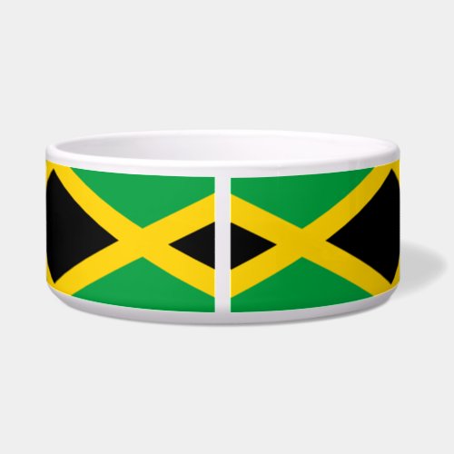 Jamaican Flag Pet Bowl DogsCats