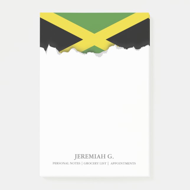 Jamaican Flag Post-it Notes (Front)