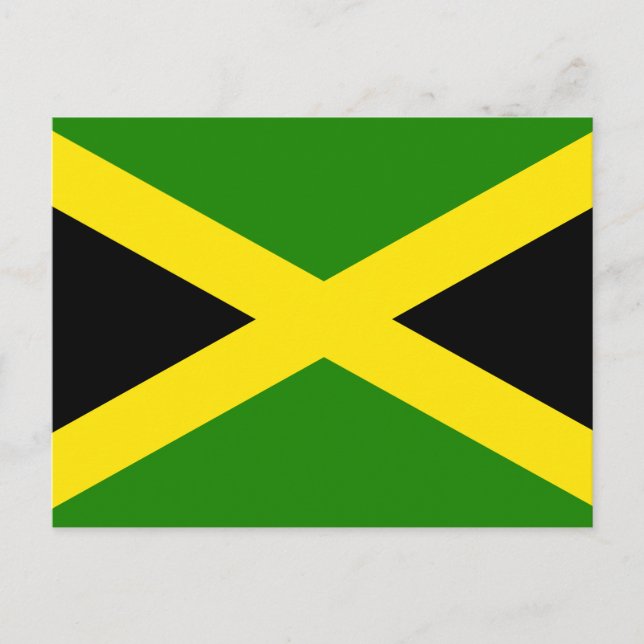 Jamaican Flag Postcard (Front)
