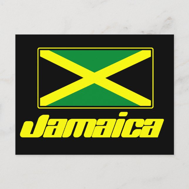 Jamaican Flag Postcard (Front)