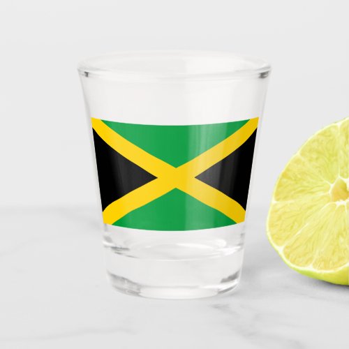 Jamaican Flag Shot Glass