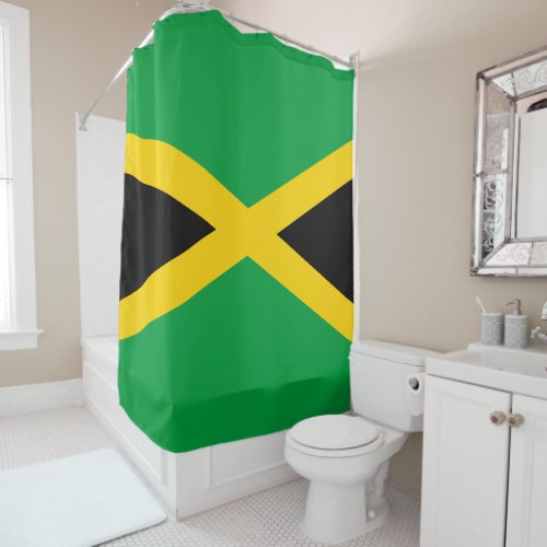 Jamaican Flag Shower Curtain