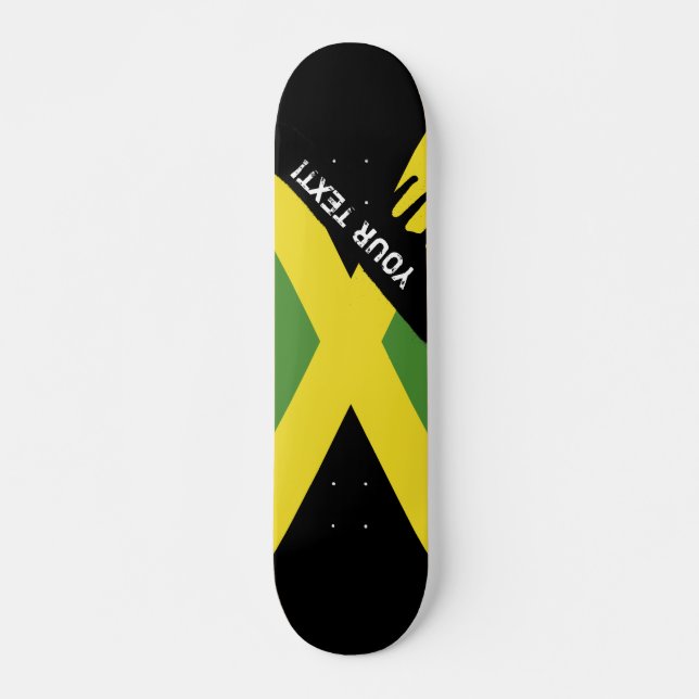 Jamaican Flag Skateboard Deck (Front)