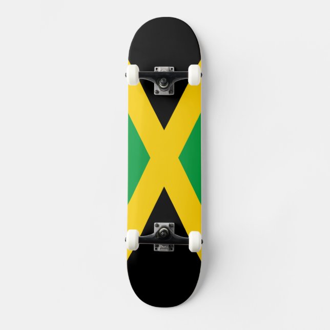 Jamaican Flag Skateboard Deck (Front)