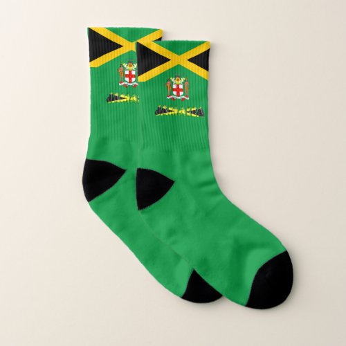 Jamaican flag socks