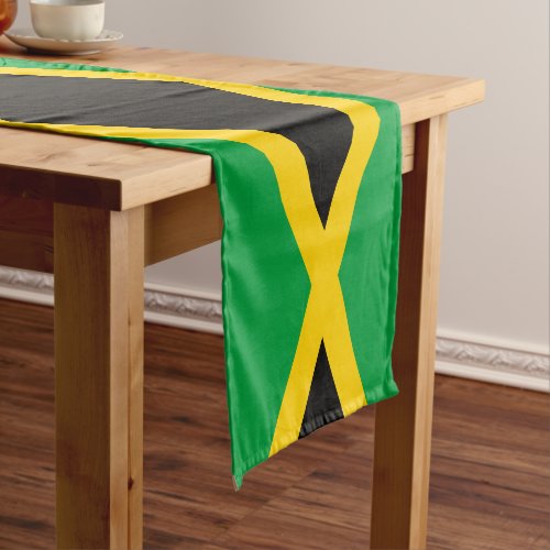 Jamaican flag  Sports fan house decor  Jamaica Short Table Runner