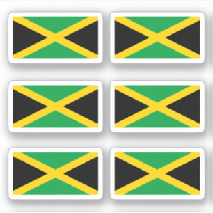 Jamaican flag sticker
