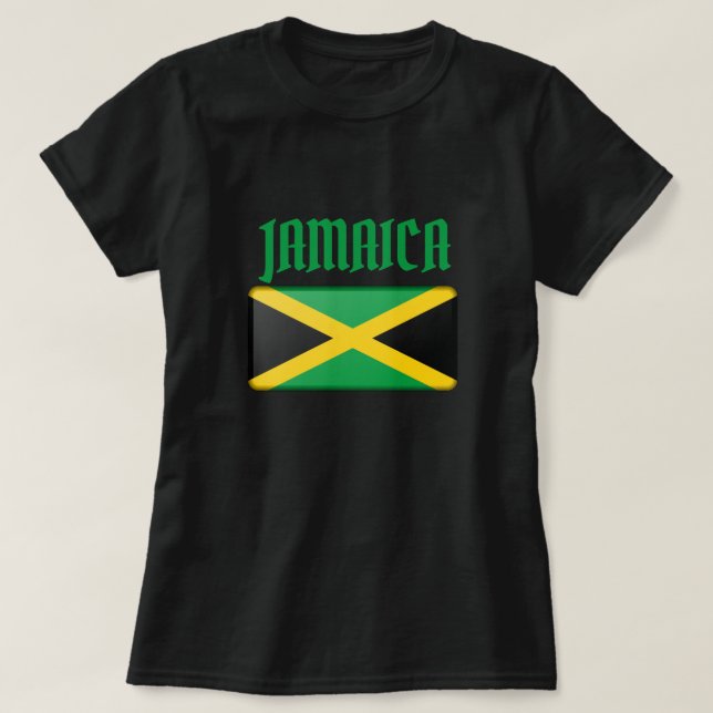 JAMAICAN FLAG T-Shirt (Design Front)