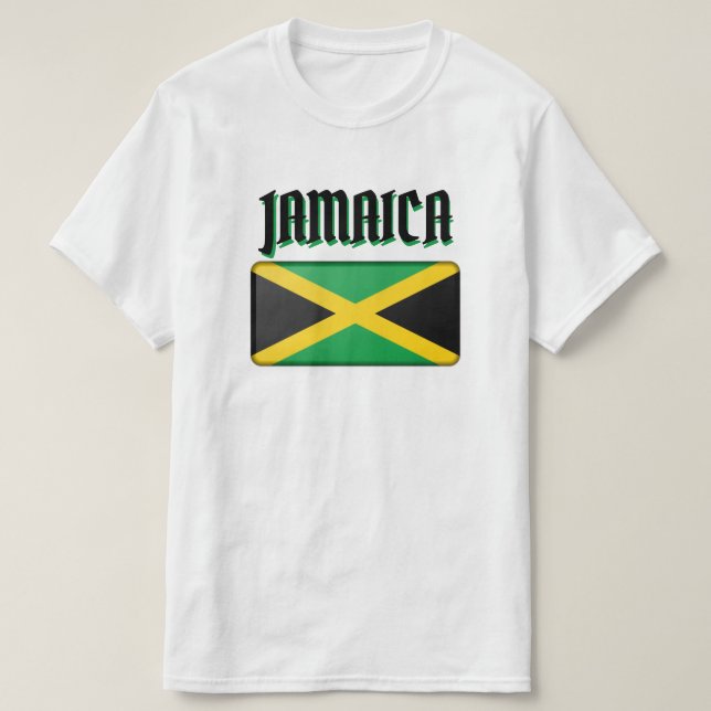 JAMAICAN FLAG T-Shirt (Design Front)
