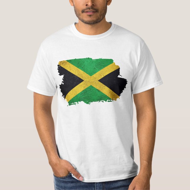 Jamaican Flag  T-Shirt (Front)