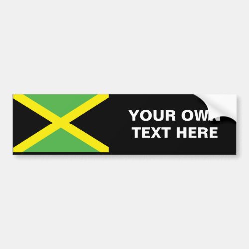 Jamaican Flag T_shirts and Gifts Bumper Sticker