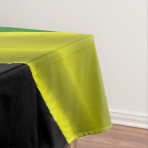 Jamaican flag tablecloth
