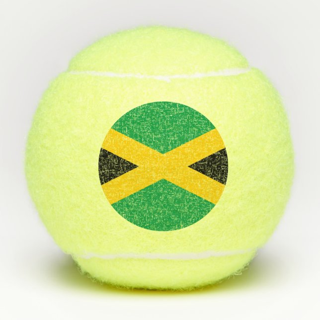 Jamaican flag tennis balls (Front)