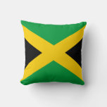 Jamaican Flag Throw Pillow at Zazzle