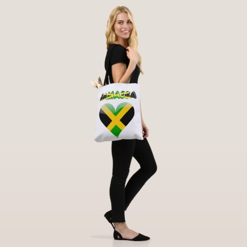 Jamaican flag tote bag