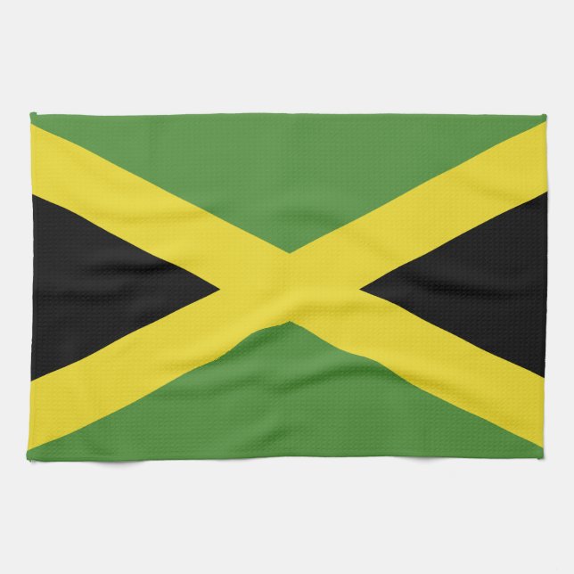 Jamaican Flag Towel (Horizontal)