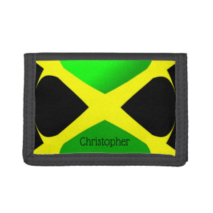 Jamaican Flag Trifold Wallet