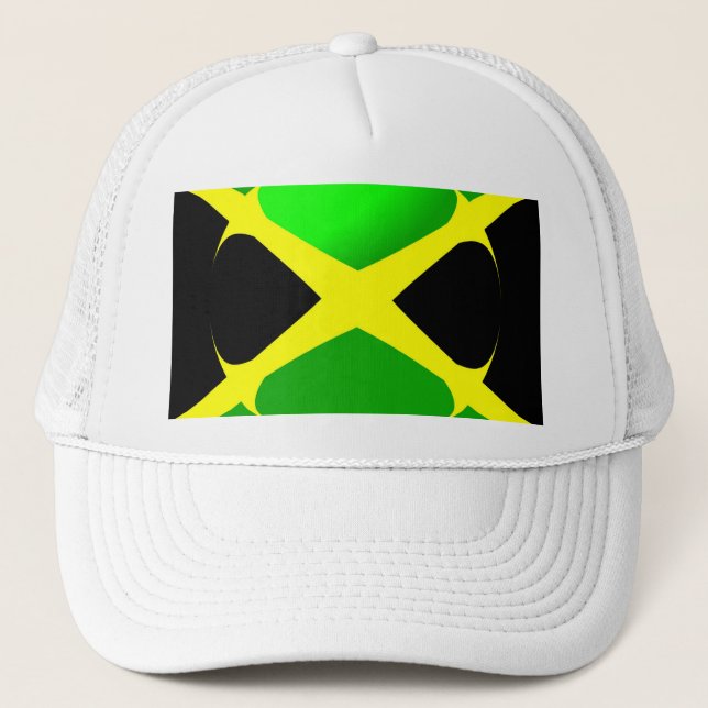 Jamaican Flag Trucker Hat (Front)