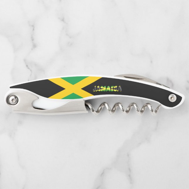 Jamaican flag waiter's corkscrew (Front)