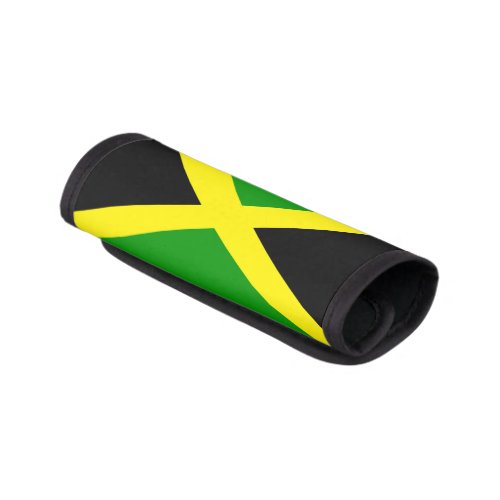 Jamaican Flag Yellow Green Black Luggage Wrap