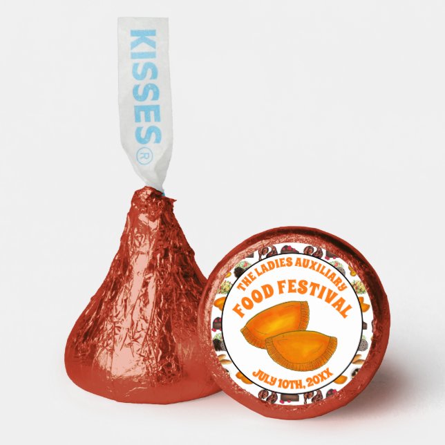 Jamaican Food Festival Caribbean Island Cuisine Hershey®'s Kisses® (Front)