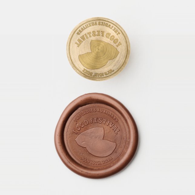 Jamaican Food Festival Caribbean Island Cuisine Wax Seal Stamp (Stamped)
