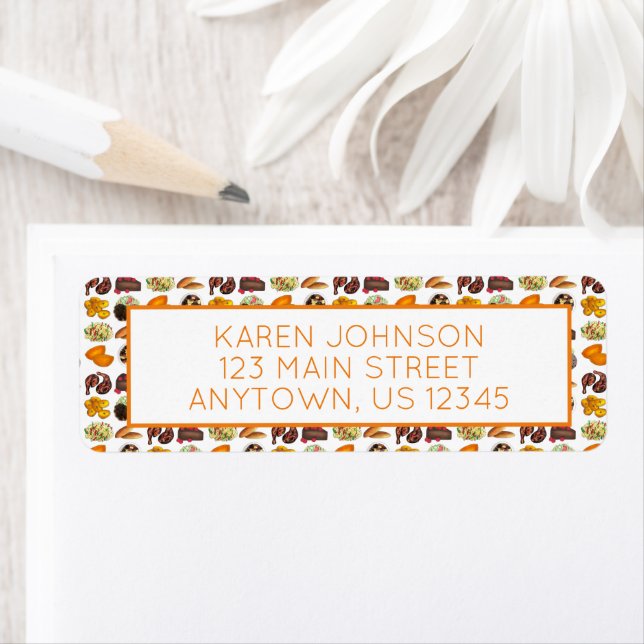 Jamaican Foods Caribbean Cuisine Restaurant Chef Label (Insitu)