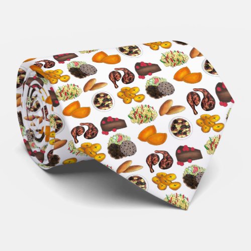 Jamaican Foods Caribbean Island Cooking Cuisine Neck Tie