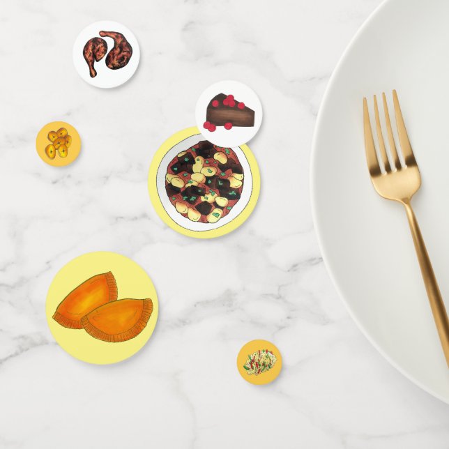 Jamaican Foods Caribbean Island Cuisine Cooking Confetti (Group)
