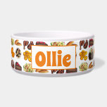 Jamaican Foods Caribbean Island Cuisine Print Bowl<br><div class="desc">Design features an original marker illustration of classic Jamaican and Caribbean foods, including: ackee and saltfish, curry goat with rice and peas, bulla cakes, jerk chicken, oxtail and broad beans, rum cake, friend plantains, and Jamaican beef patties. Ideal for anyone who loves to cook, or is a fan of Jamaica...</div>