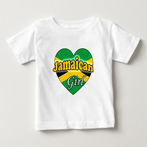 Jamaican Girl Baby T_Shirt