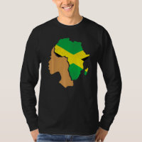 Jamaican Girl Proud Jamaica Women Vintage Jamaica  T-Shirt