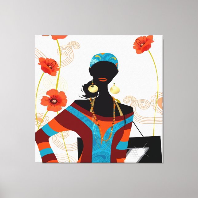 Jamaican Girl  Wrapped Canvas (Front)