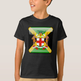 Jamaican glossy flag T-Shirt