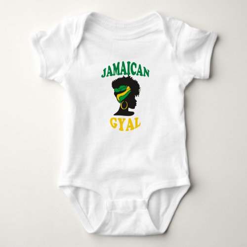 Jamaican Gyal Baby Bodysuit