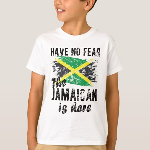 Jamaican Heritage Jamaica Roots Jamaican Flag T_Shirt