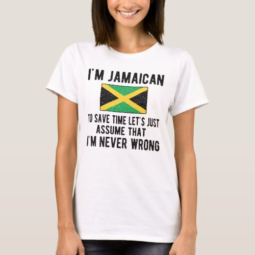 Jamaican Heritage Jamaica Roots Jamaican Flag T_Shirt