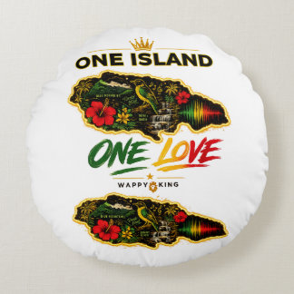 Jamaican Home decoration Round Pillow