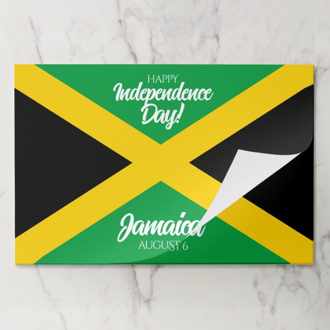 Jamaican Independence Day Jamaica National Flag Paper Pad (Folded)