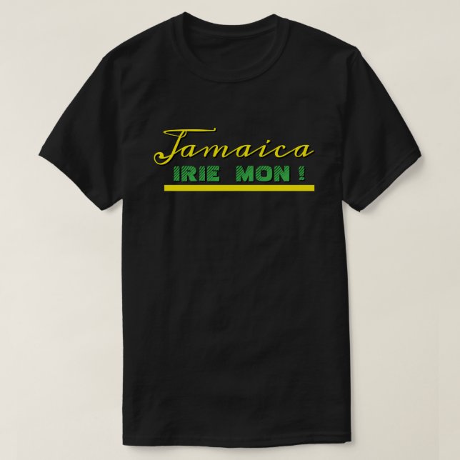 Jamaican Irie Mon T-shirt (Design Front)
