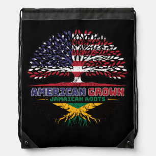 Jamaican Jamaica US American USA United States Drawstring Bag