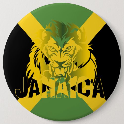 Jamaican Lion Button